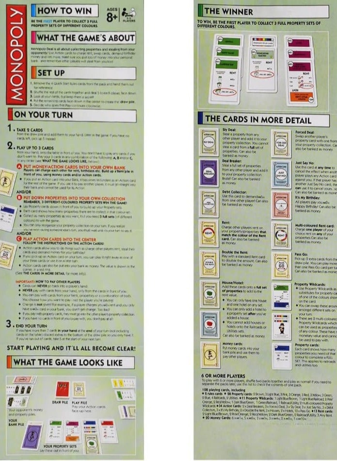 Monopoly Deal Fast-Pacing Card Game - Image 3