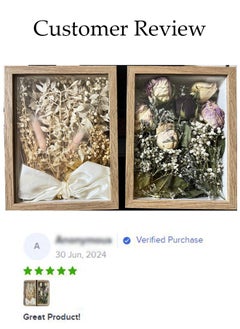 DUNISO 3D Picture Frame Display Case Box for Memorabilia Baby Items Wedding Memories Crafts Tickets And Photos  - Image 3