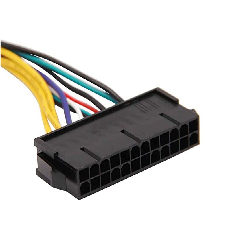 Paruht ATX Main 24 Pin Female to 6 Pin Male 6 Pin PCI-E PSU Power Adapter Supply Cable Connector for HP Elite(White) - Image 5