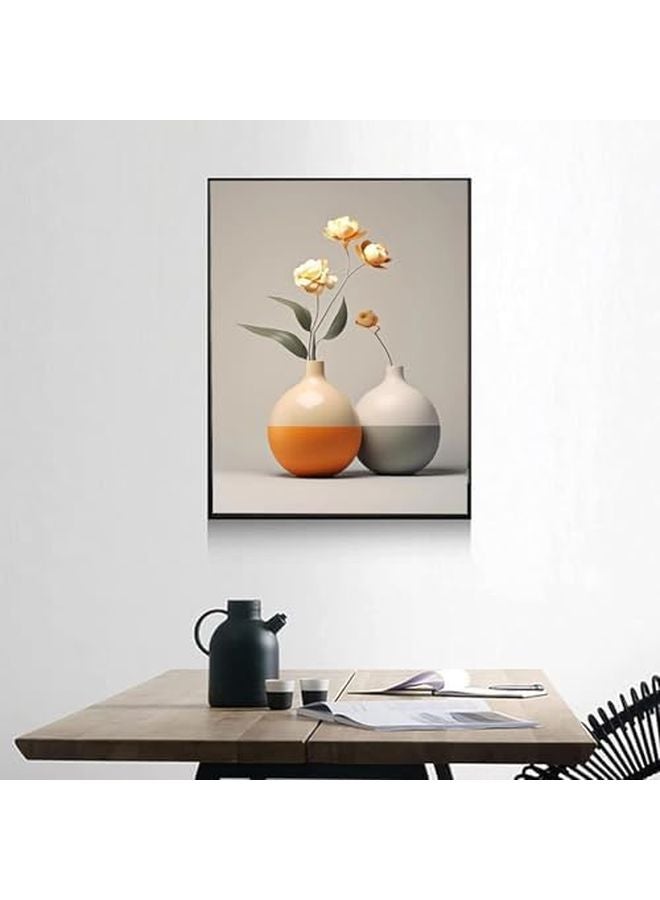 غطاء لوحة كهربائية زخرفي 30x40 سم 11.8x15.7 بوصة مثبت على الحائط صندوق فيوز مخفي - Image 3