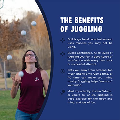 زيكيو كرات Zeekio Galaxy Juggling - كرات جلدية أصلية 12 لوحة - 130 جم - 67 مم - حزمة من 3 أزرق غامق - Image 5