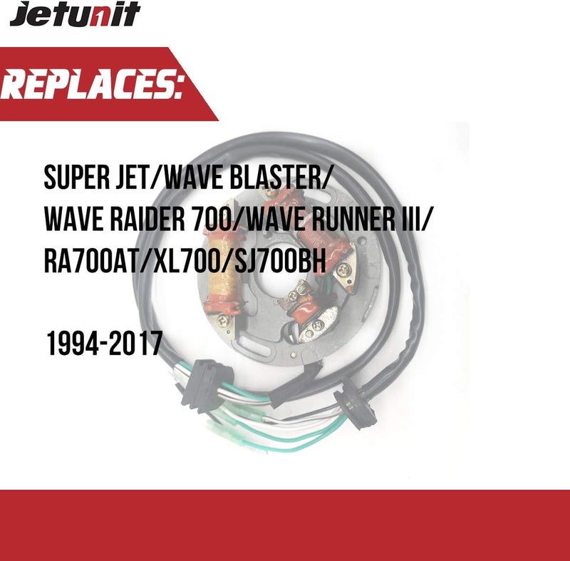 jetunit Store Stator for Yamaha Jetski 6R8-85560-10-00,62T-85560-00-00,6R7-85560-10-00 Wave Raider 700 /Wave Venture 700 /SuperJet 700 /Wave Blaster 700 /Wave Runner III/XL 700 1994-2017 - Image 4