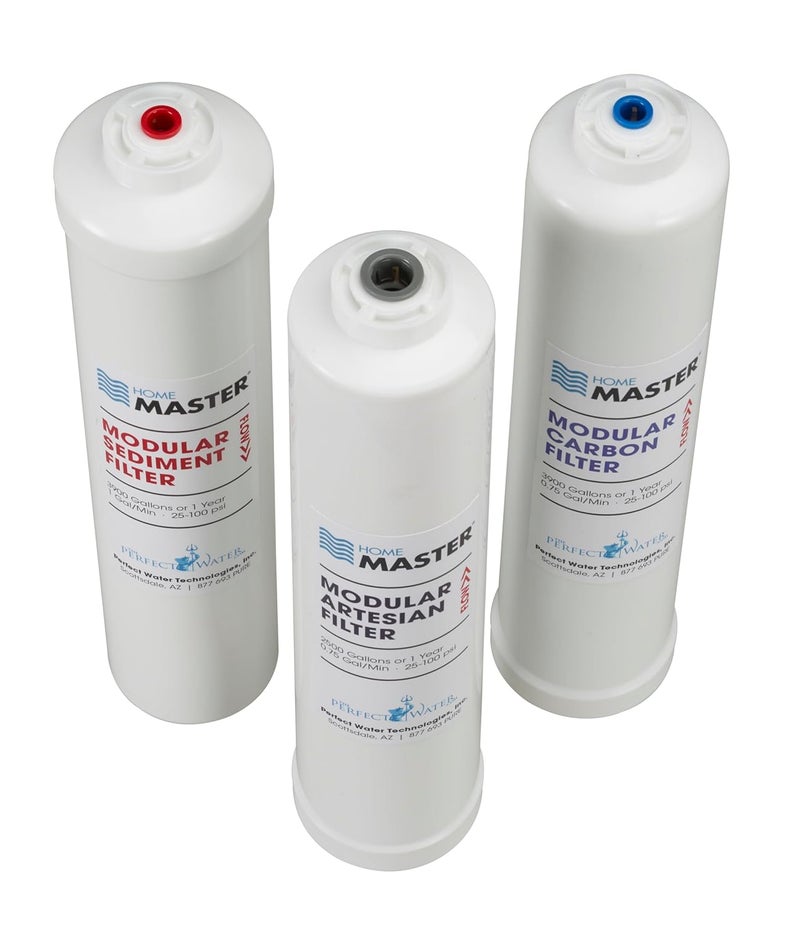 HomeMaster ISetTMA8 Artesian And HydroGardener Replacement Water Filter Change Set, White - Image 2