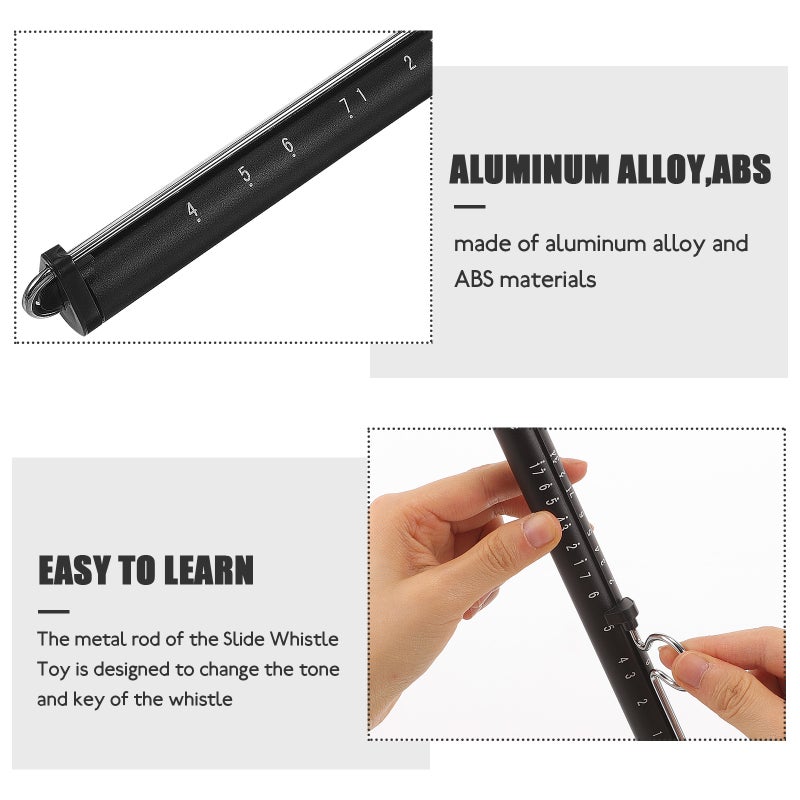 Slide Whistle Instrument Slide Whistle Slide Flute Slide Whistle for Adults Small Music Instrument - Image 4