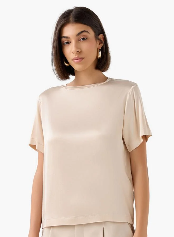 ايكونيك Iconic Regular Fit Viscose T-shirt
