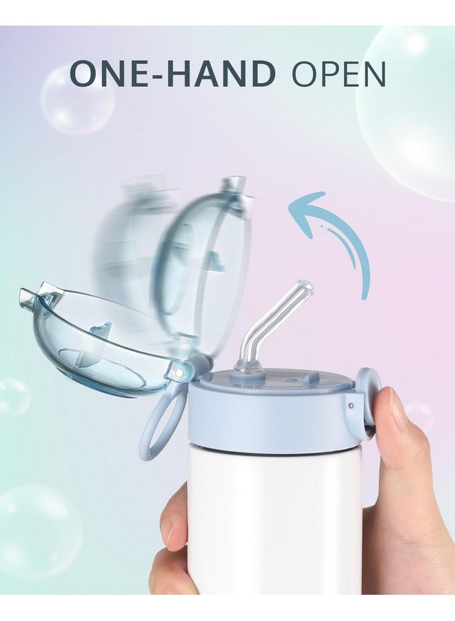 OFFNOVA 16oz Kids Sublimation Water Bottle Blank, Kids Sublimation Tumbler Bulk with with One-click Pop-up Straw, Children Sublimation Cups for Milk, Soda, Juice, Drinks (6 Pack) - Image 3