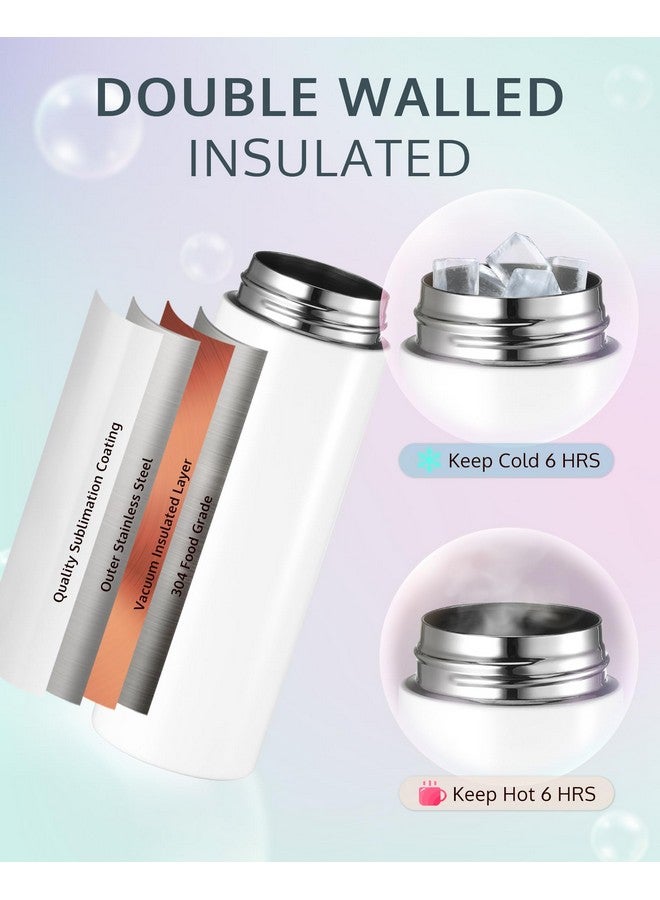 OFFNOVA 16oz Kids Sublimation Water Bottle Blank, Kids Sublimation Tumbler Bulk with with One-click Pop-up Straw, Children Sublimation Cups for Milk, Soda, Juice, Drinks (6 Pack) - Image 5