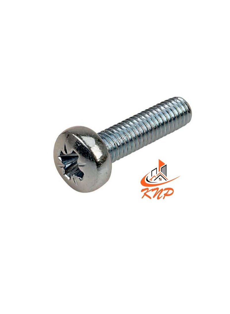 KNP KNP Pan Head Machine Screws - Pack of 200 (M6 x 40mm) - Image 2