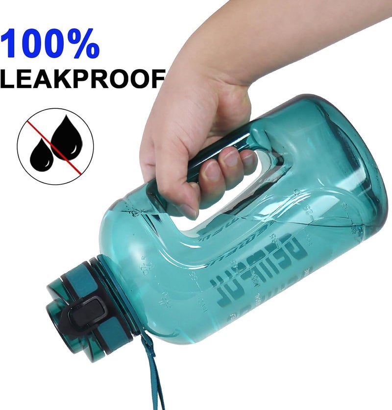GEMFUL Upgraded general material Water Bottle with Handle 2L Wide Mouth Large Sports Jug for Gym Fitness Elegant upgraded practical design - Image 2