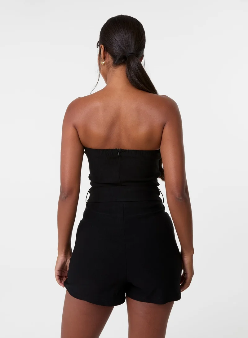 بينك فانيلا بدلة قتال بحمالات مع حزام