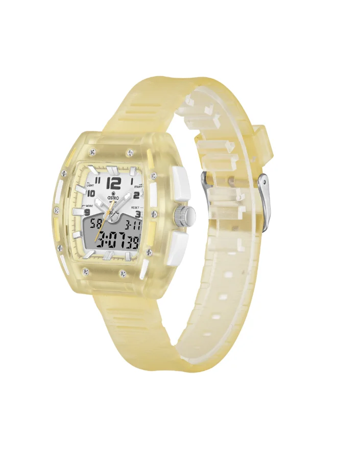 أسترو Kids Polyurethane Analog-Digital Watch A24803-PPYY - 37*43 mm