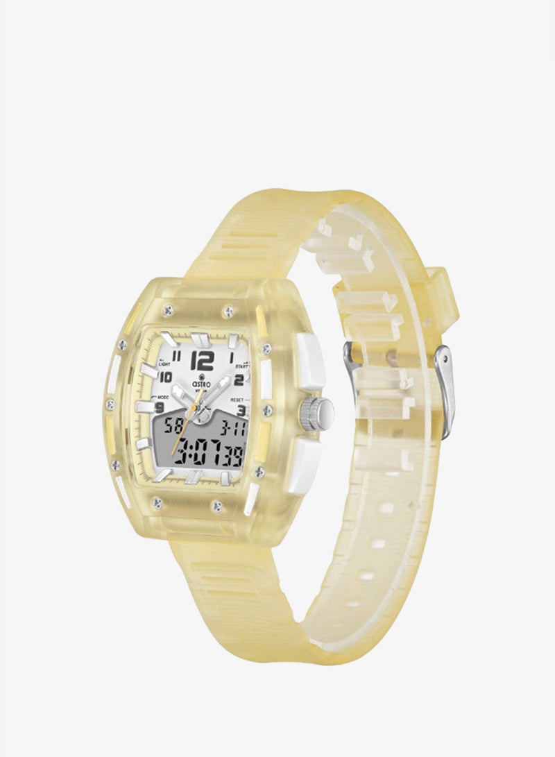 ASTRO Kids Polyurethane Analog-Digital Watch A24803-PPYY - 37*43 mm - Image 3