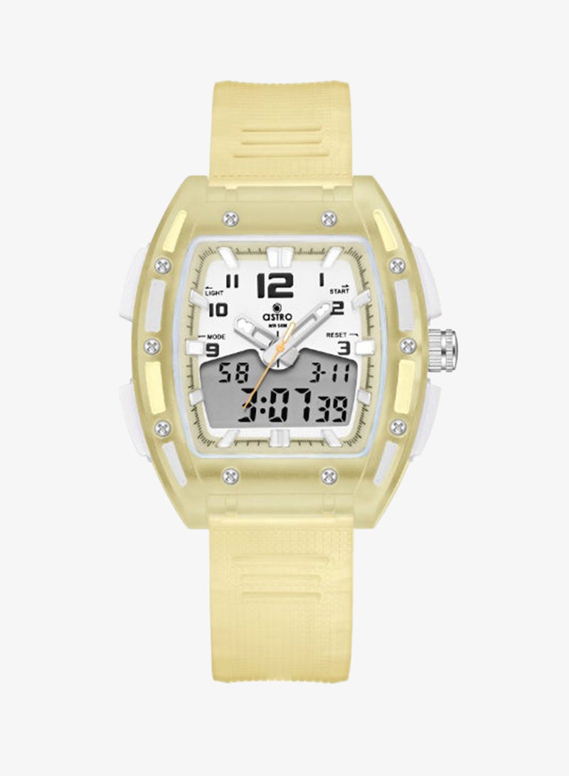 ASTRO Kids Polyurethane Analog-Digital Watch A24803-PPYY - 37*43 mm - Image 1