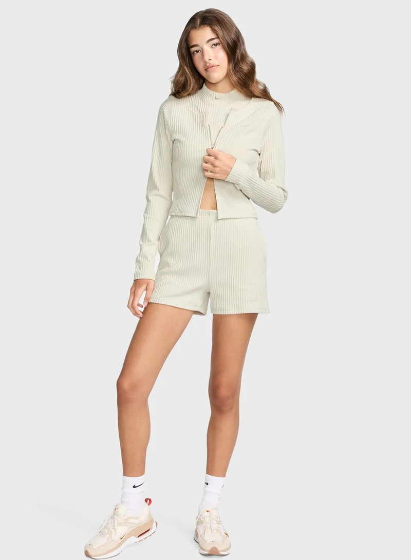 Nike Nsw Ribbed Cardigan Top