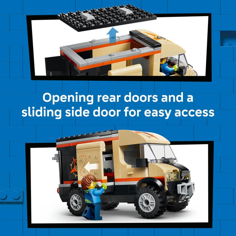 LEGO City Mountain Bike Adventure Van - Toy Vehicle 60512 (Age 7+, 260 Pieces) - Image 4