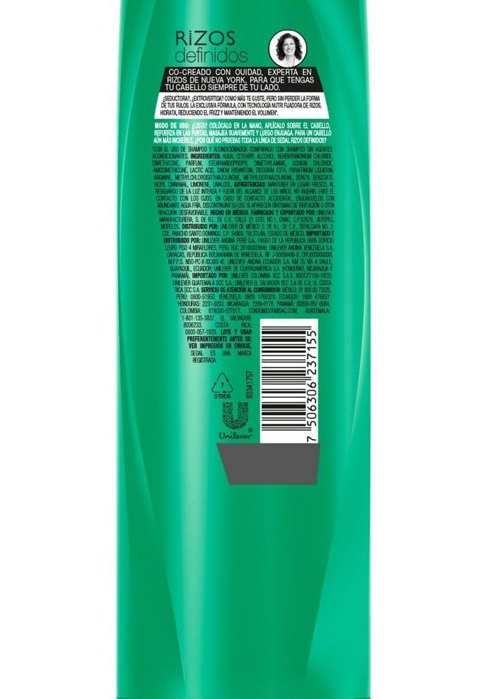 Sedal Rizos Obedientes Conditioner for Curly Hair - 340ml - Image 2
