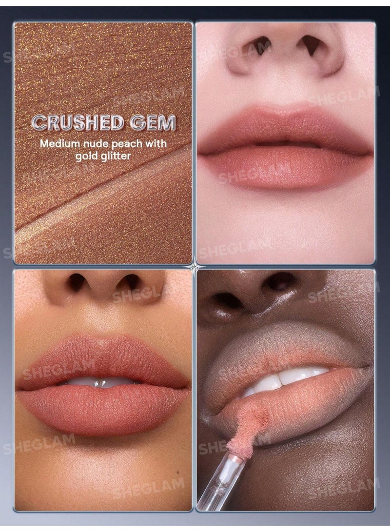 SHEGLAM Glitter Whip Liquid Lipstick-Crushed Gem Crushed Gem - Image 4