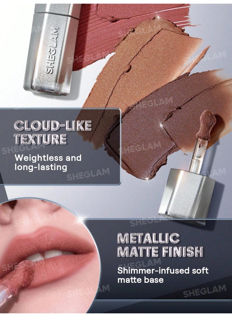 SHEGLAM Glitter Whip Liquid Lipstick-Crushed Gem Crushed Gem - Image 5