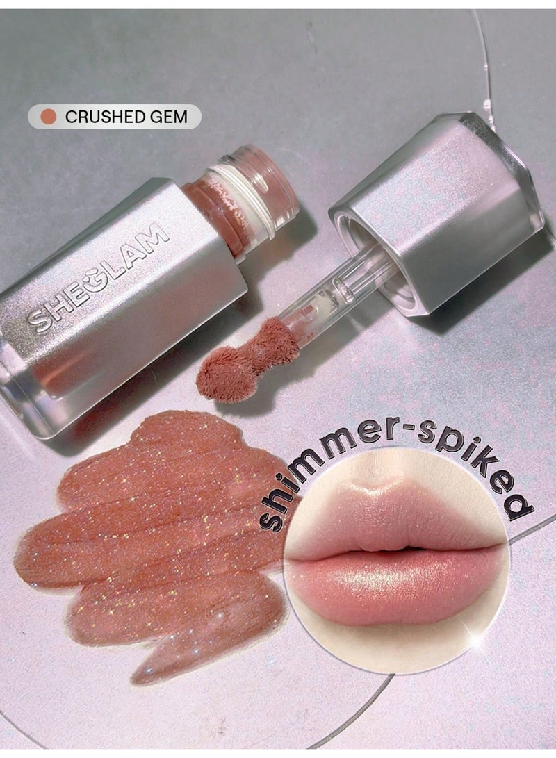SHEGLAM Glitter Whip Liquid Lipstick-Crushed Gem Crushed Gem - Image 2