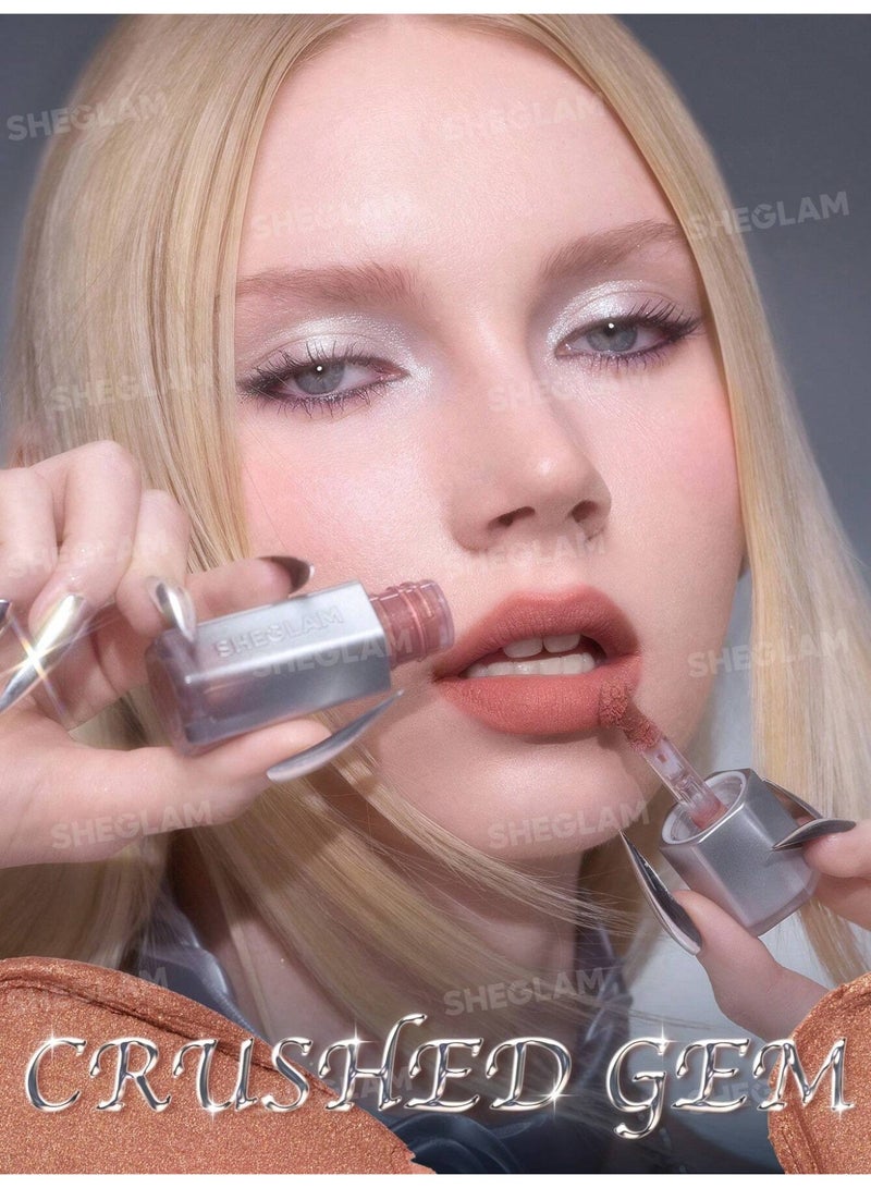 SHEGLAM Glitter Whip Liquid Lipstick-Crushed Gem Crushed Gem - Image 3