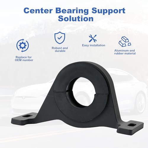 Camotokiit New Center Bearing Support Solution for Dodge Charger Challenger Scat Pack（for 2015 UP Charger/Challenger/300 ScatPack Hellcat 394 RWD and AWD V6 and V8 All Trims） (Black) - Image 4