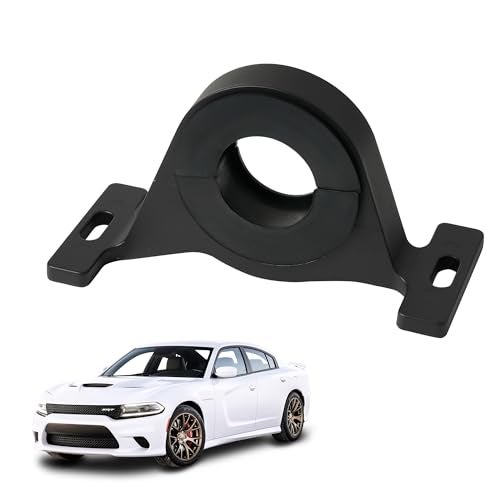 Camotokiit New Center Bearing Support Solution for Dodge Charger Challenger Scat Pack（for 2015 UP Charger/Challenger/300 ScatPack Hellcat 394 RWD and AWD V6 and V8 All Trims） (Black) - Image 1