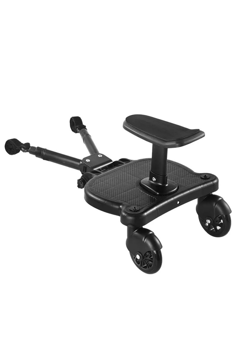 erorex Double Wheel-Black Universal Strollers Step Board Adapter with Seat Second Child Jogger Twins Scoote