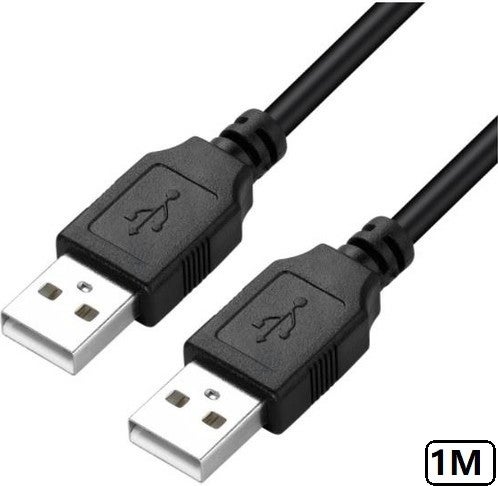 Alfais 5248 USB Extension Cable 1 Meter Extender Both Ends Male to Male 100CM - Image 1