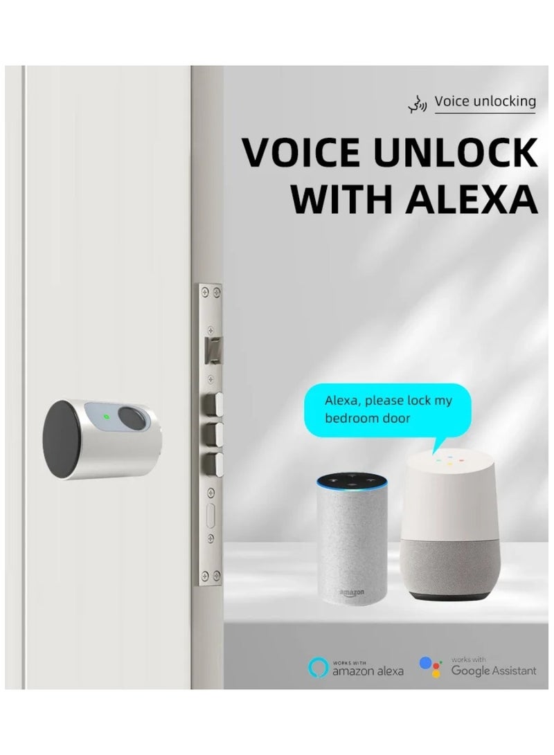 AROAQ A smart door lock from Tuya that supports up to 100 fingerprints, a smart lock that supports opening via a mobile application, including 2 smart cards.  - Image 5