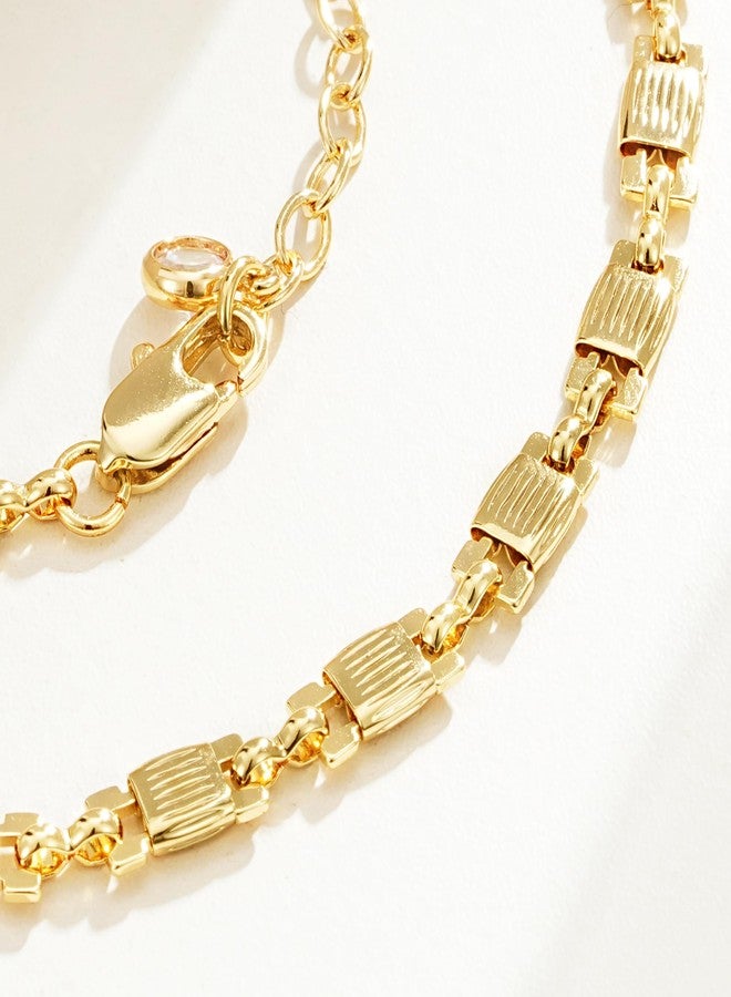 BENEIGE Gold Bracelets for Women,14k Gold Paperclip Bracelets Binding Bracelet, Adjustable Bracelets for Women, Dainty Handmade Link Bracelet Jewelry for Women - Image 5