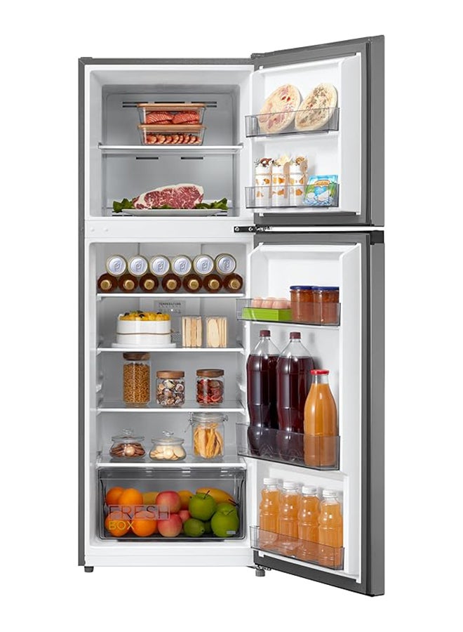 Midea 346L Gross And 236L Net Top Mount Double Door Refrigerator, Frost Free, Smart Sensor And Humidity Control, Inverter Quattro, Active-C Fresh, MultiAir Flow, Electronic Control - 346 L MDRT346MTE46AED Silver - Image 4