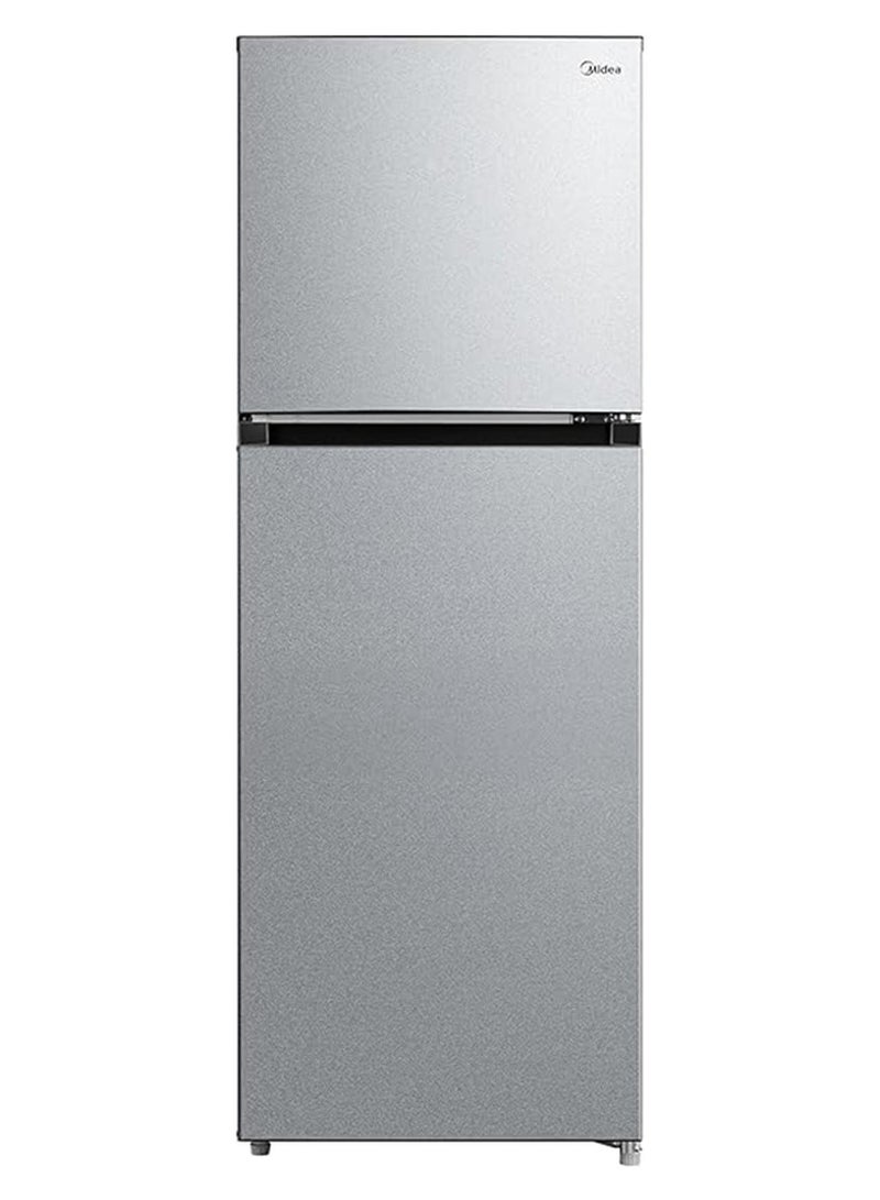 Midea 346L Gross And 236L Net Top Mount Double Door Refrigerator, Frost Free, Smart Sensor And Humidity Control, Inverter Quattro, Active-C Fresh, MultiAir Flow, Electronic Control - 346 L MDRT346MTE46AED Silver - Image 1