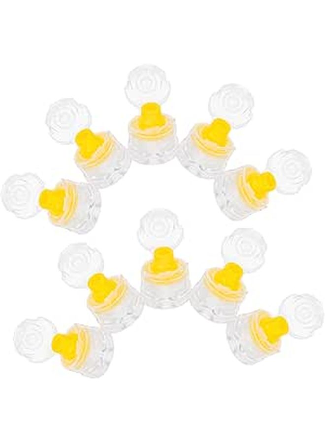 MAGICLULU 10pcs Sport Bottle Push Replacement Caps Versatile Lids User Friendly Dispensing - Image 1