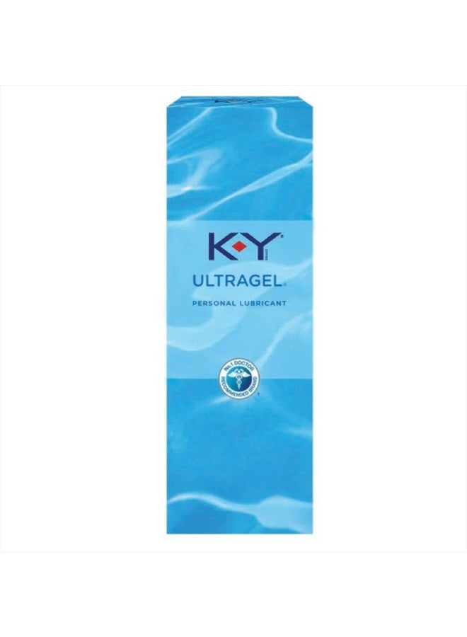 جل التزليق ألتراجل، مزلق شخصي، تركيبة قائمة على الماء، آمن للاستخدام مع الألعاب السيليكونية، للرجال والنساء والأزواج، 4.5 أونصة سائلة (عبوة من 2)