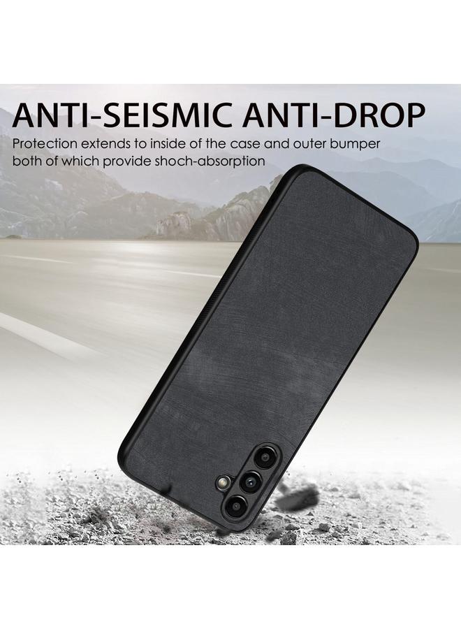 اس-توب جراب لهاتف Samsung Galaxy A32 4G مصنوع من الجلد العتيق وغطاء خلفي من البولي كربونات - Image 3