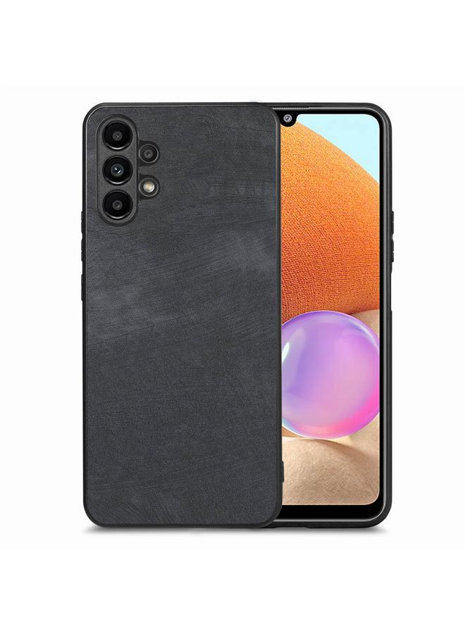 اس-توب جراب لهاتف Samsung Galaxy A32 4G مصنوع من الجلد العتيق وغطاء خلفي من البولي كربونات - Image 1