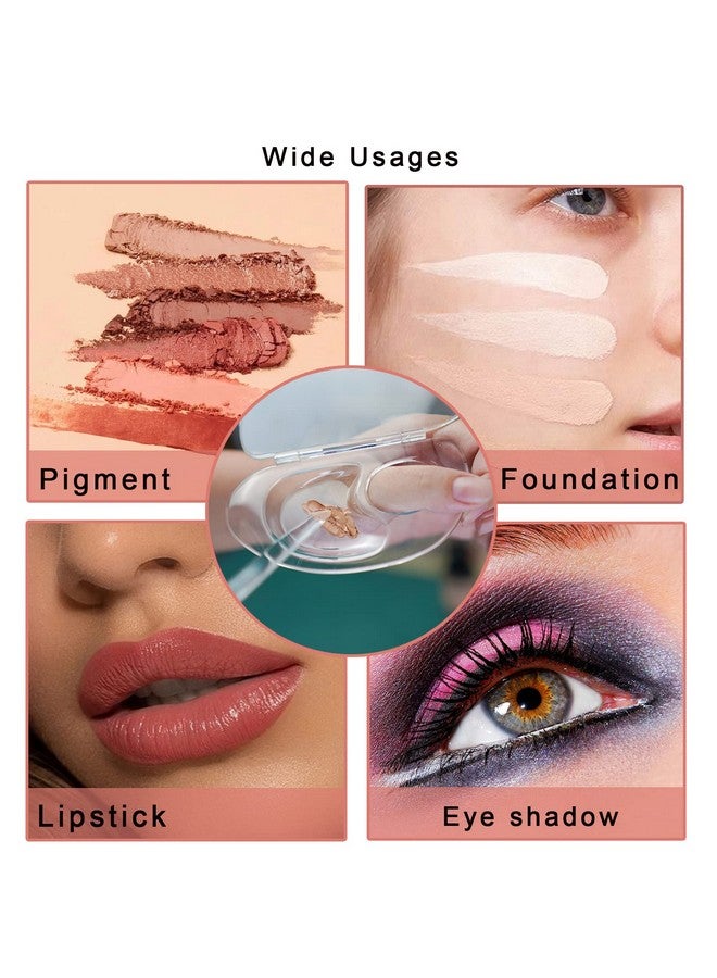 getpuchra Makeup Mixing Palette Can Store Liquid Foundation Hold Acrylic Palette Art Nail Palette Pigment Transparent Makeup Palette For Foundation Make Up And Makeup Brush  - Image 5