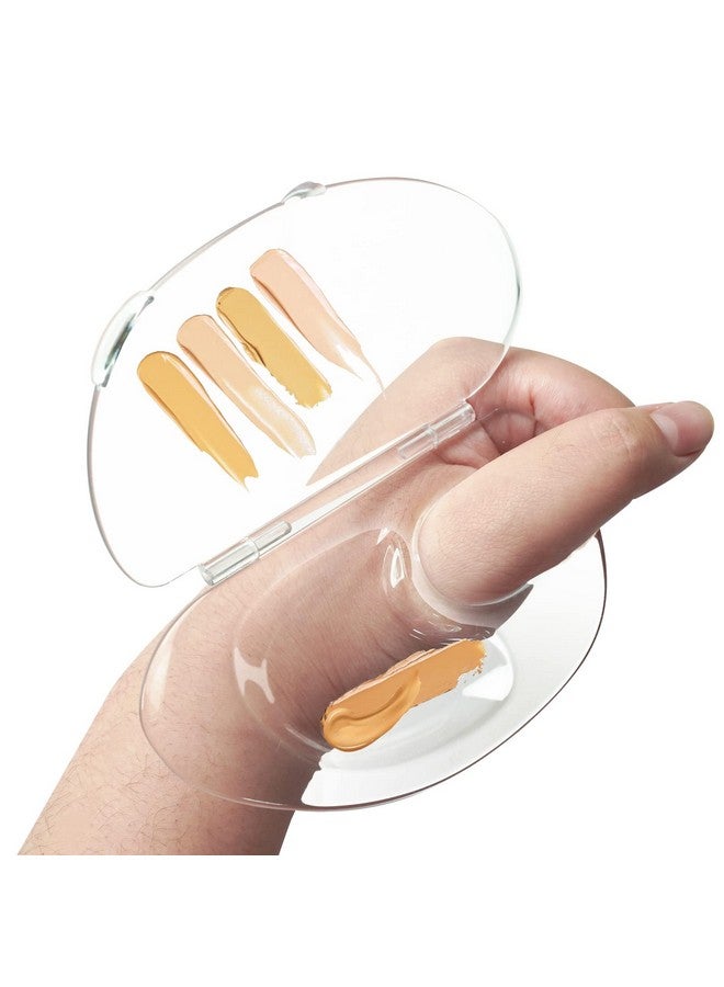 getpuchra Makeup Mixing Palette Can Store Liquid Foundation Hold Acrylic Palette Art Nail Palette Pigment Transparent Makeup Palette For Foundation Make Up And Makeup Brush  - Image 2