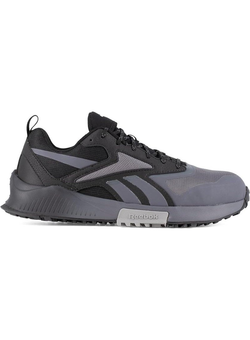 Reebok Work حذاء سلامة رجالي تريل للعمل بمقدمة مركبة وتهوية وخفة رمادي وأسود - Image 3