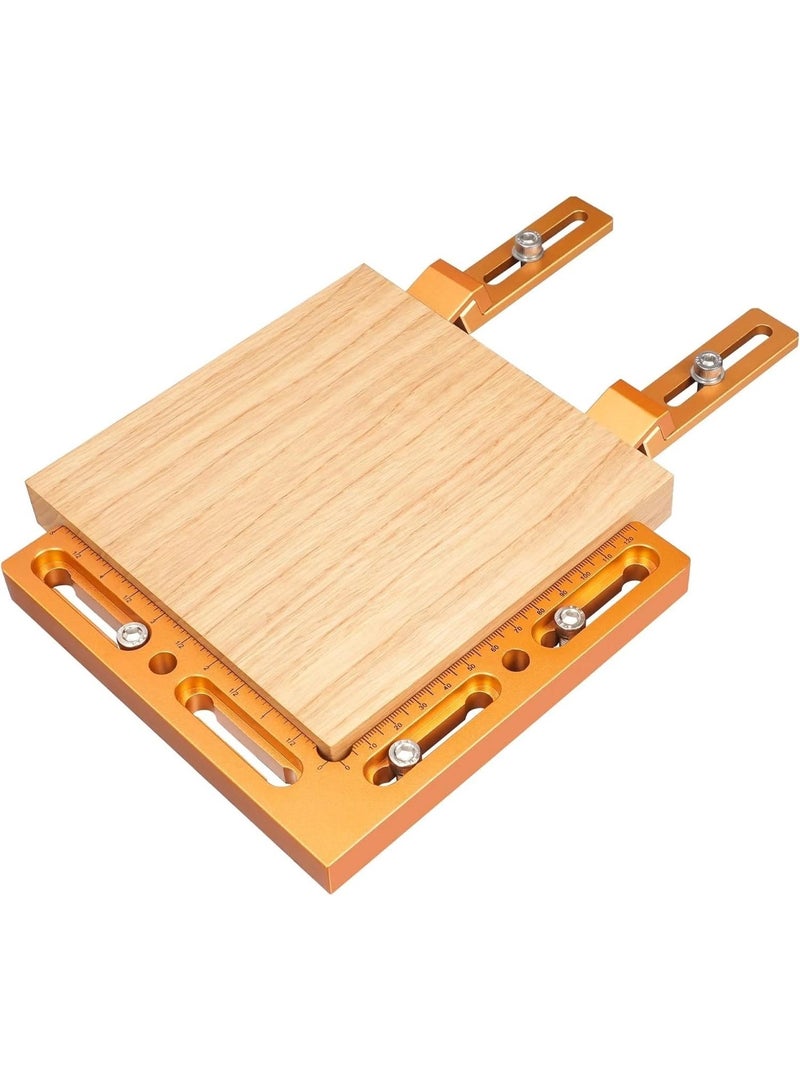 LUNYEE CNC Vise/CNC Clamp for T-Slot Perforated Tables-with Repeatable Positioning Side - Image 1