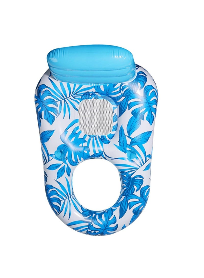 Hihonor Inflatable Pool Float Adult - Pool Floaties Lounger Floats Raft Floating Chair, Water Floaties for Swimming Pool Lake Lounge Float with Cup Holders Beach Pool Party Toys for Adults - Image 3