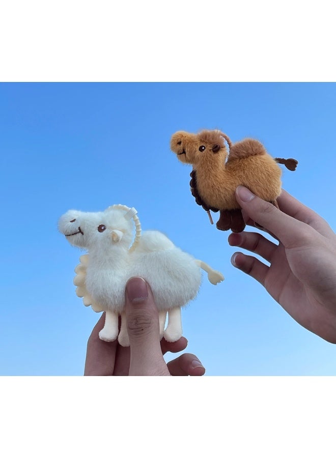 Brown Camel Plush Keychain Bag Charm – Cute Desert Accessory, Ramadan/Eid Gift - Image 2