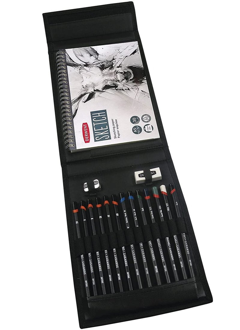 Derwent - Derwent Sketching Wallet Art Set - Image 1