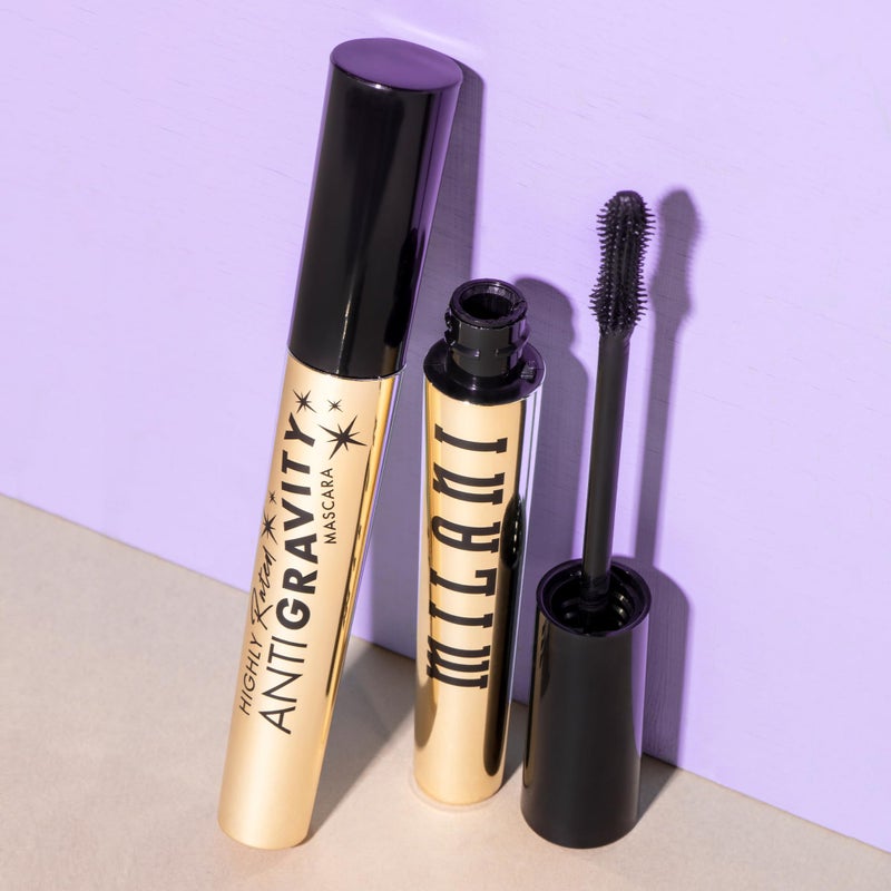 Milani Mascara Volume and Length, Highly Rated Anti-Gravity Black Shade with Castor Oil and Molded Hourglass Shaped Lash Coating Mascara Wand - 2 Pack - Image 4
