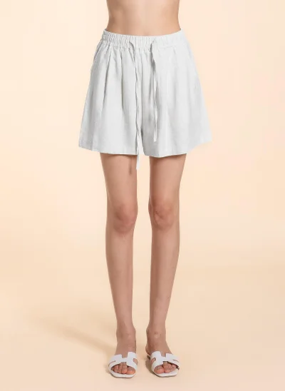 SHAPES LINEN BLEND COMFORT SHORTS