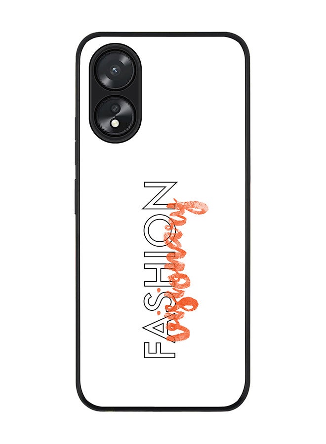 Stylizedd Rugged Black Edge case for Oppo A18 / Oppo A38, Slim fit Soft Case Flexible Rubber Edges Anti Drop TPU Gel Thin Cover - Fashion Visionary - Image 1