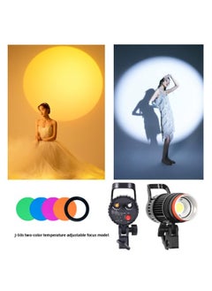 General Photography Fill Light Live Room Always Bright Sun Light Portrait Clothing Video Soft Light Studio Lighting Light-Specifications:J-50S (double Color Temperature Focusing Model) + Burst Flash Mode  - Image 1