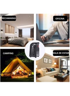 Generic Fast and silent portable electric heater for personal use, black  - Image 5
