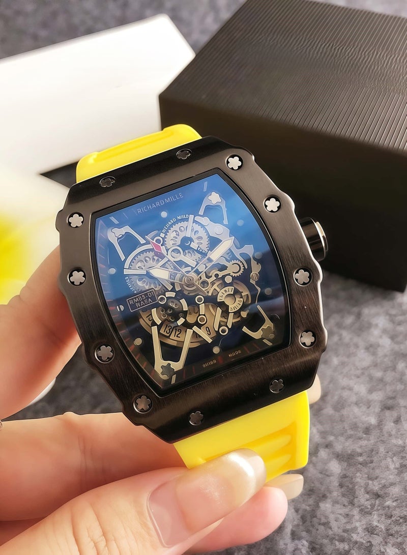 RM Mille RM 4009 Series Men Watch With Yellow Band