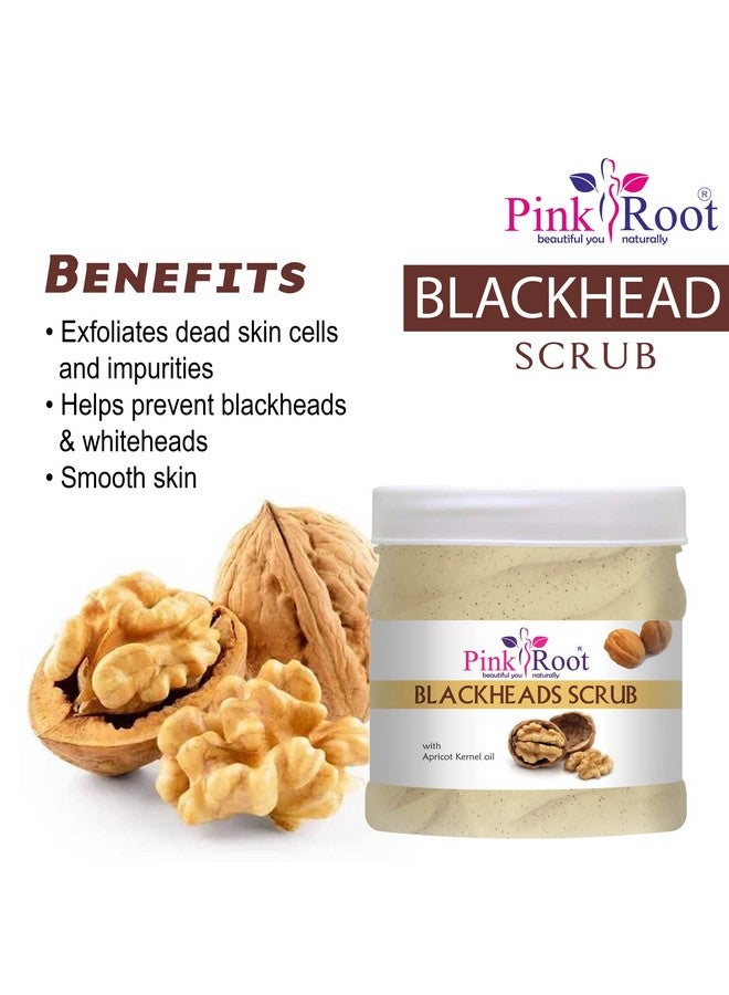 Pink Root Blackheads Scrub With Apricot Kernel Oil 500Gm - Image 4